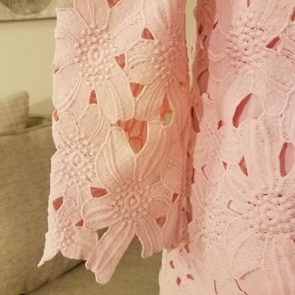 Felicity & Coco Belza Floral Lace Shift Dress XS - Picture 8 of 11